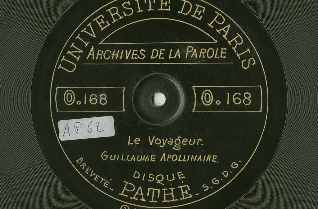 Archives sonores de la poésie – Projet Émergence IdEx 2020-2022