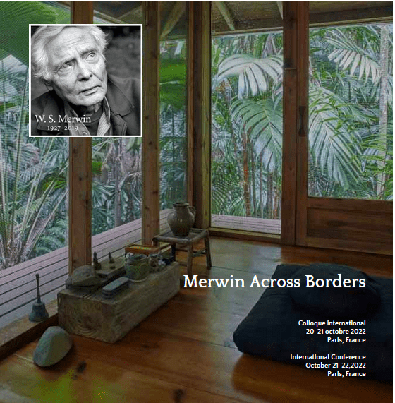 Merwin Across Borders – Colloque international 20 et 21 octobre 2022