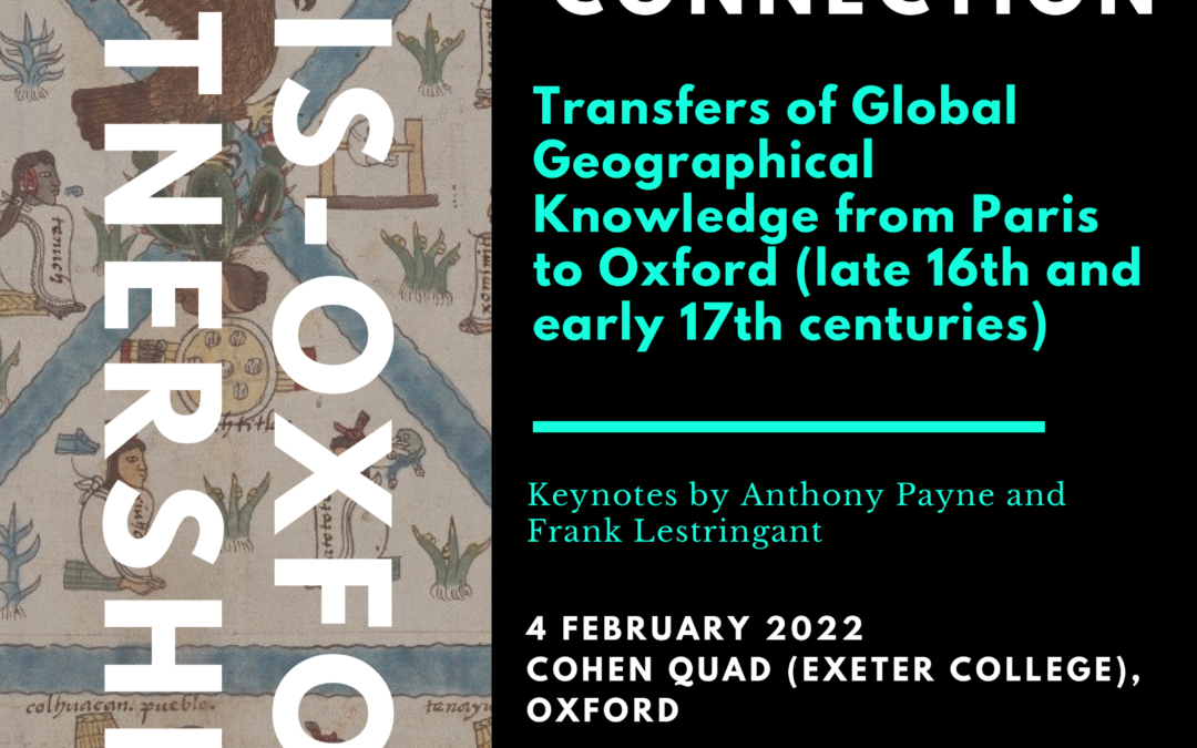 Appel à communication pour la conférence “Richard Hakluyt and the French Connection”, le 4 février 2022 – University of Oxford @LarcaParis @Univ_Paris @ERC_TIDE @TORCHOxford