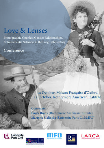 Conference ‘Love and Lenses: Photographic Couples, Gender Relationships, and Transatlantic Networks in the Long Nineteenth Century’ – 12-13 Octobre 2023