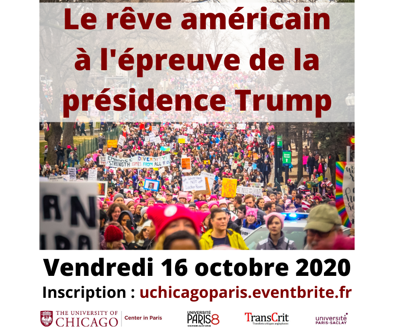 Journée d’étude Le rêve américain à l’épreuve de la présidence Trump – 16 Octobre 2020